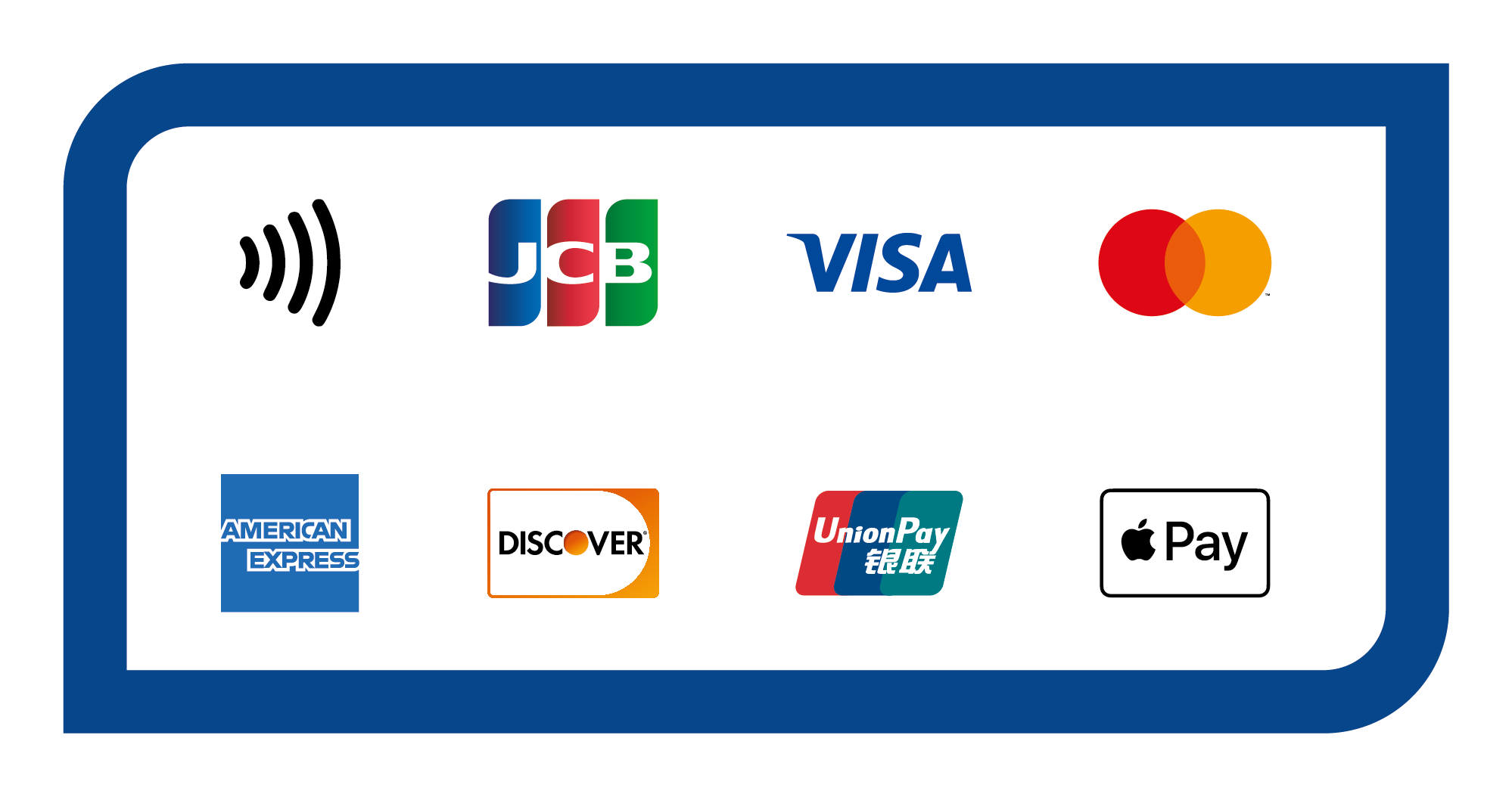 MULTI-SCHEME, CONTACTLESS AND APPLE PAY LOGO (8)